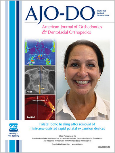 American Journal of Orthodontics and Dentofacial Orthopedics, (Full Archive 1999 – 2025) American Journal of Orthodontics and Dentofacial Orthopedics, (Full Archive 1999 – 2025)