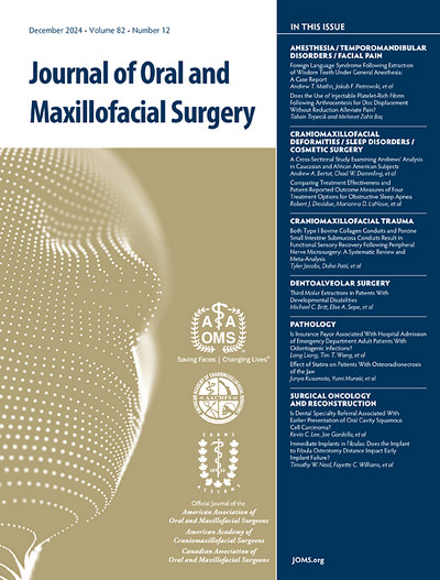 Journal of Oral and Maxillofacial Surgery, Full Archive (2007-2025)