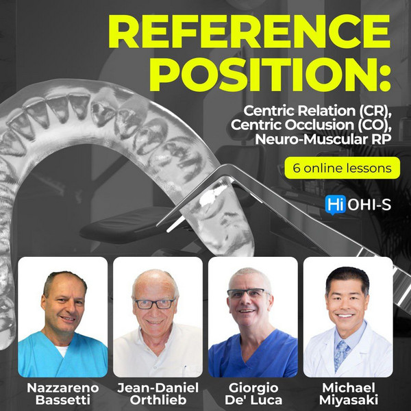 Reference Position: Centric Relation (CR), Centric Occlusion (CO), Neuro-Muscular RP