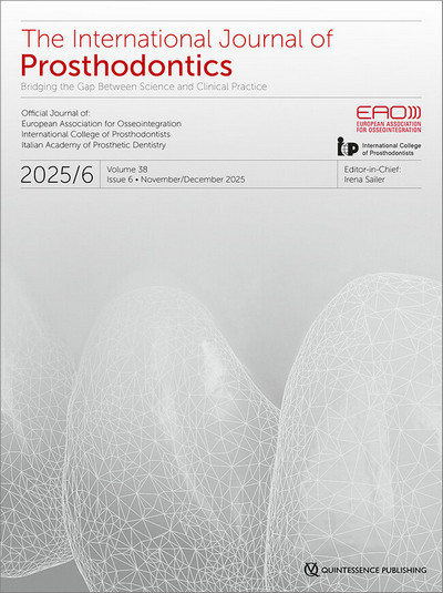 The International Journal of Prosthodontics, Archive Full Issues (1998-2025) The International Journal of Prosthodontics, Archive Full Issues (1998-2025)
